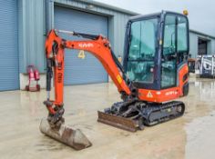 Kubota KX016-4 1.5 tonne rubber tracked mini excavator Year: 2017 S/N: 61304 Recorded Hours: 1455