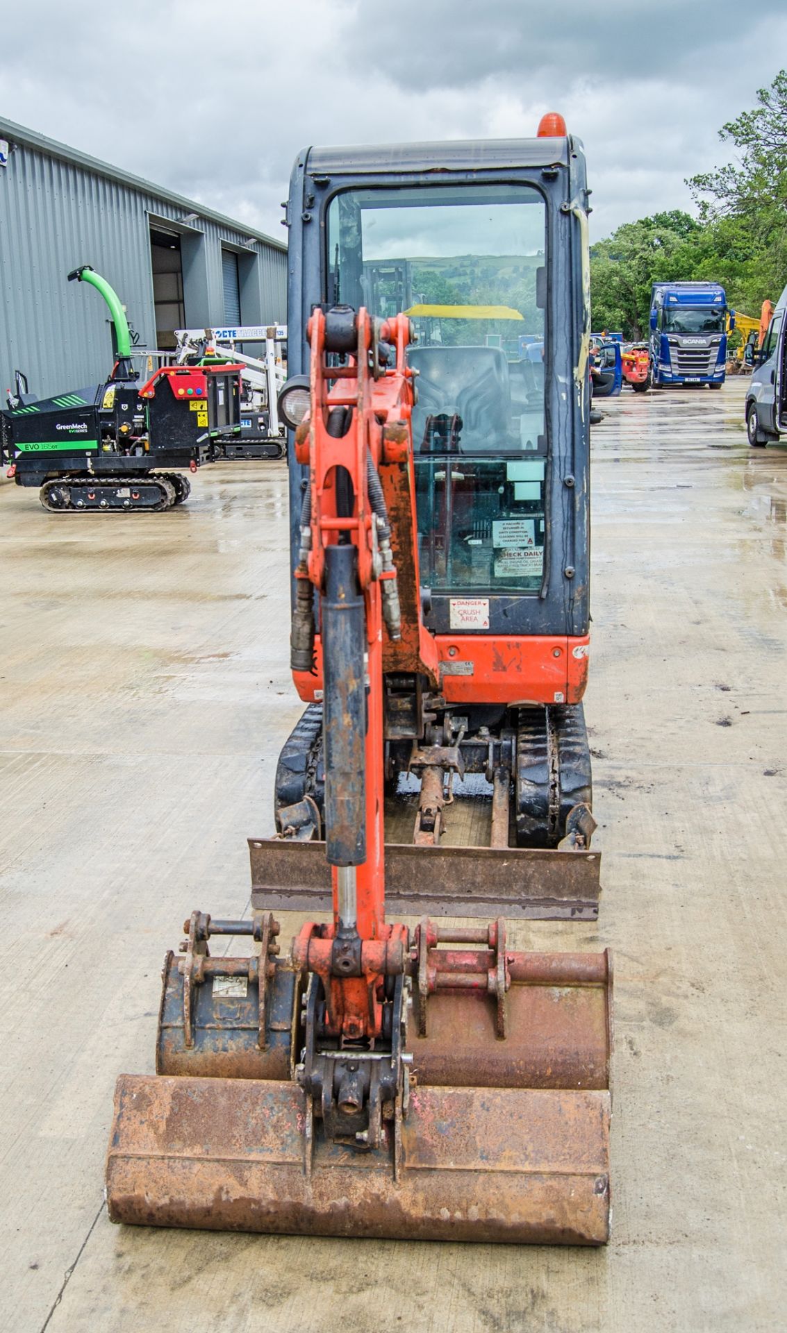 Kubota KX016-4 1.5 tonne rubber tracked mini excavator Year: 2017 S/N: 61046 Recorded Hours: 1556 - Image 5 of 26