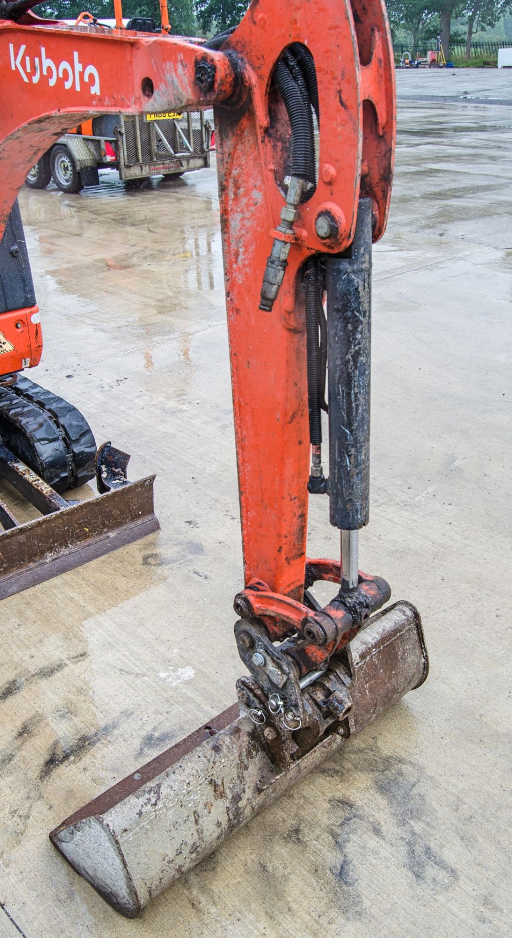 Kubota KX016-4 1.5 tonne rubber tracked mini excavator Year: 2017 S/N: 61304 Recorded Hours: 1455 - Image 16 of 27