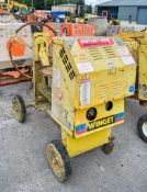 Winget 100T diesel driven site mixer ** Wheel and drum missing ** CW88345