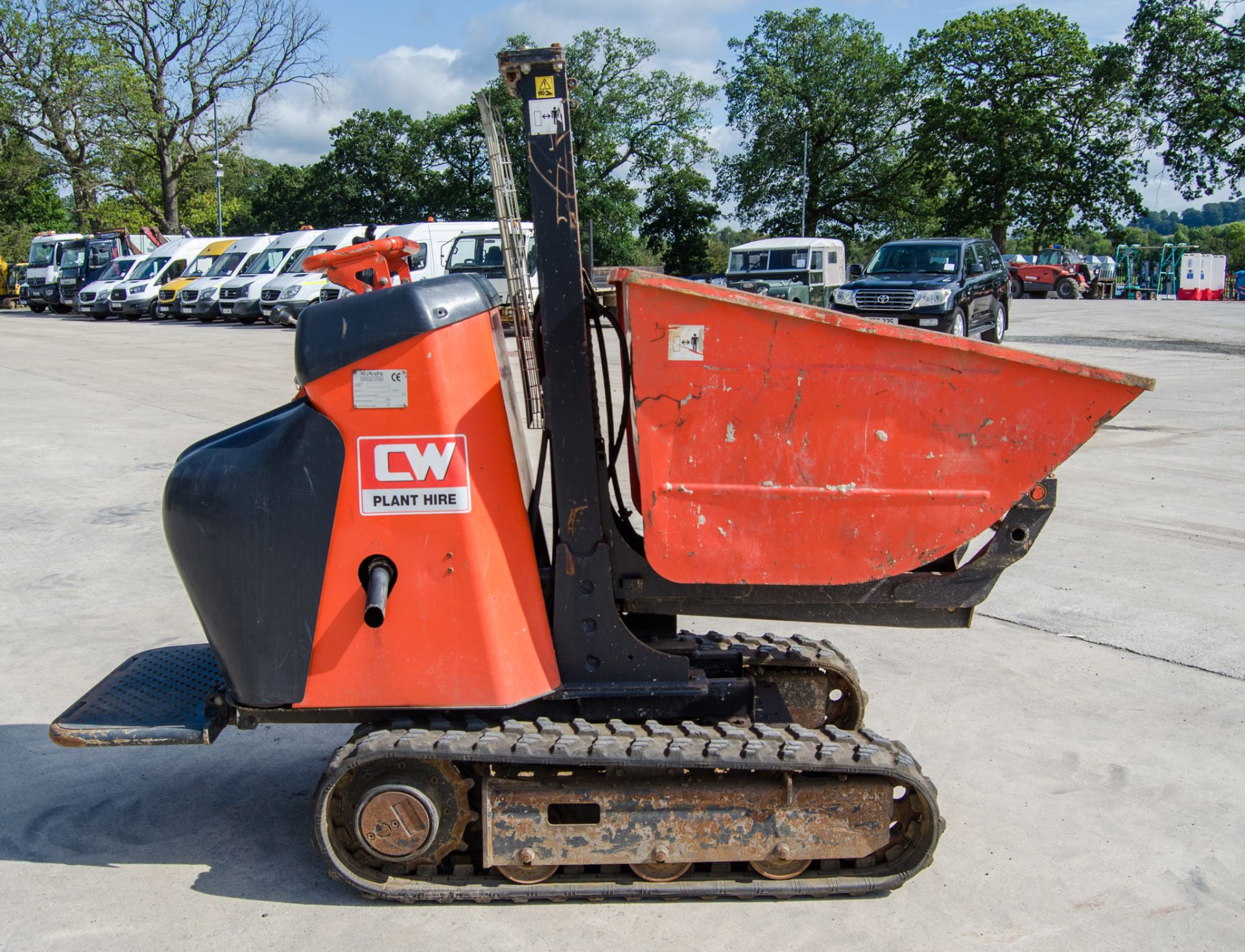 Kubota KC70 700kg diesel driven hi-tip tracked dumper Year: 2016 S/N: 1MNK1 Recorded Hours: Not - Image 8 of 21