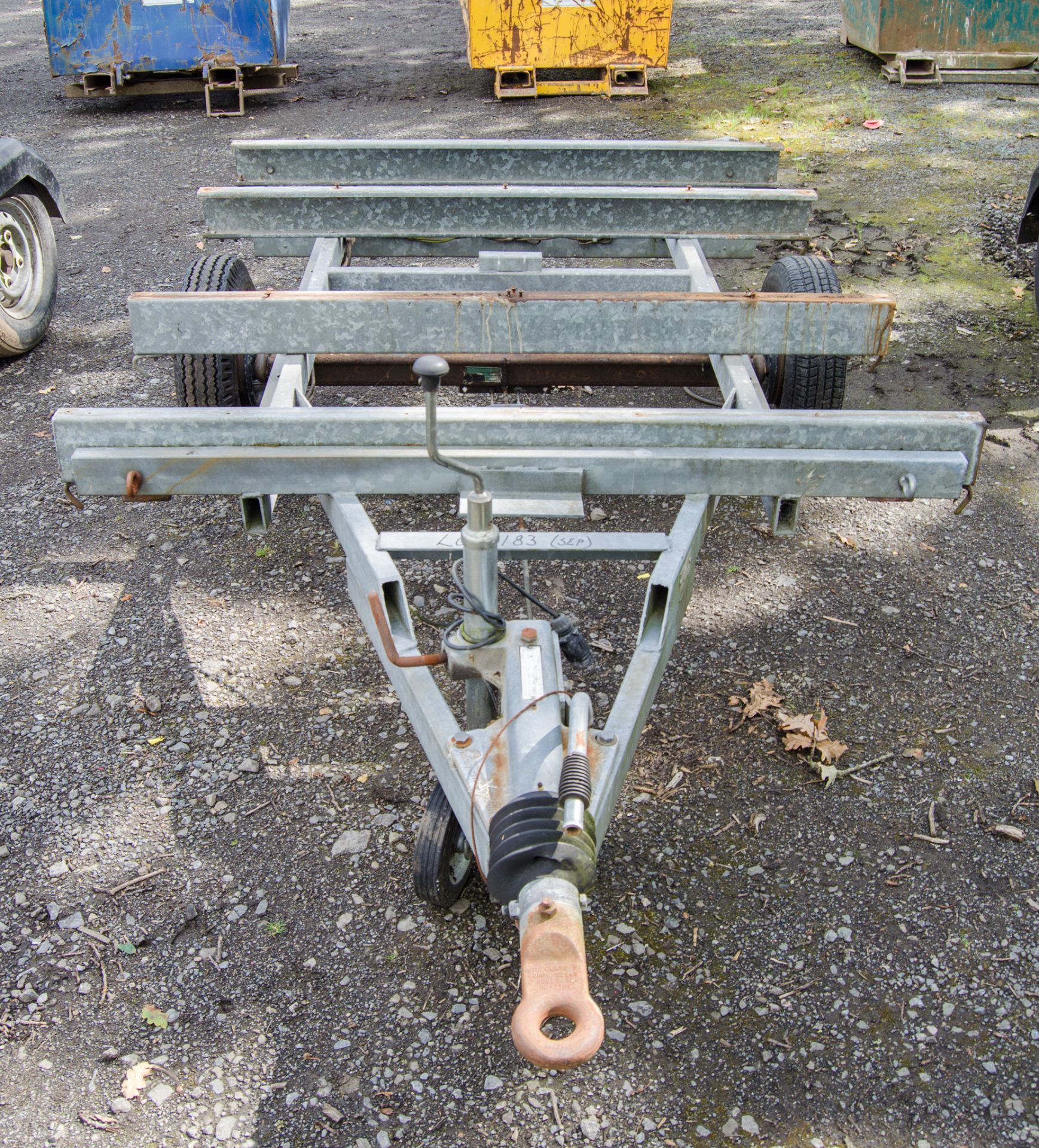 Indespension single axle generator trailer Year: 2011 S/N: P091 ** No VAT on hammer but VAT will - Image 3 of 4