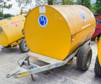 Trailer Engineering 2140 litre site tow bunded fuel bowser c/w manual pump, delivery hose & nozzle