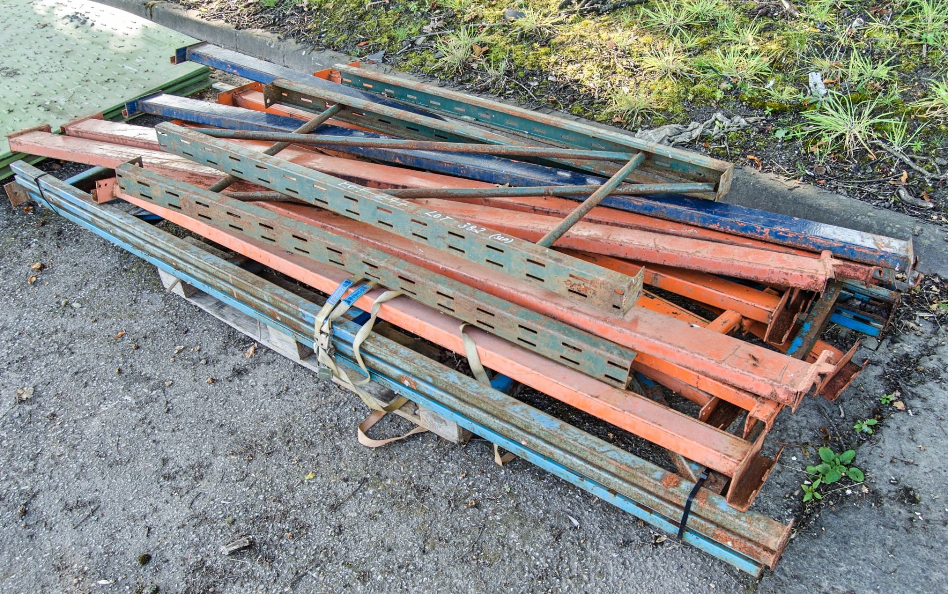 Quantity of boltless pallet racking as photographed