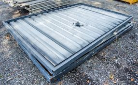 Collapsible steel container 10 feet square