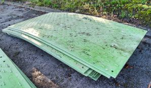 10 - Groundtrax 8ft x 4ft plastic ground mats