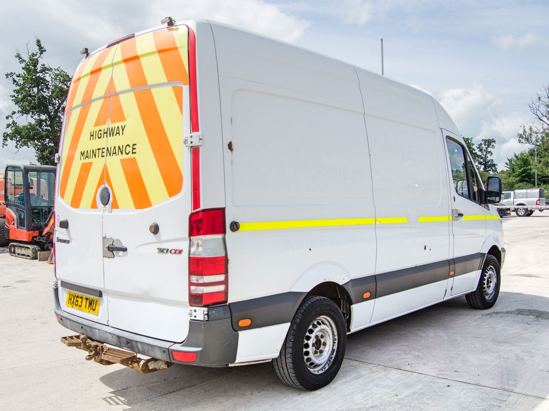 Mercedes Benz Sprinter 313CDi 2.1 diesel 6 speed manual MWB panel van Registration Number: HX63 - Image 3 of 29