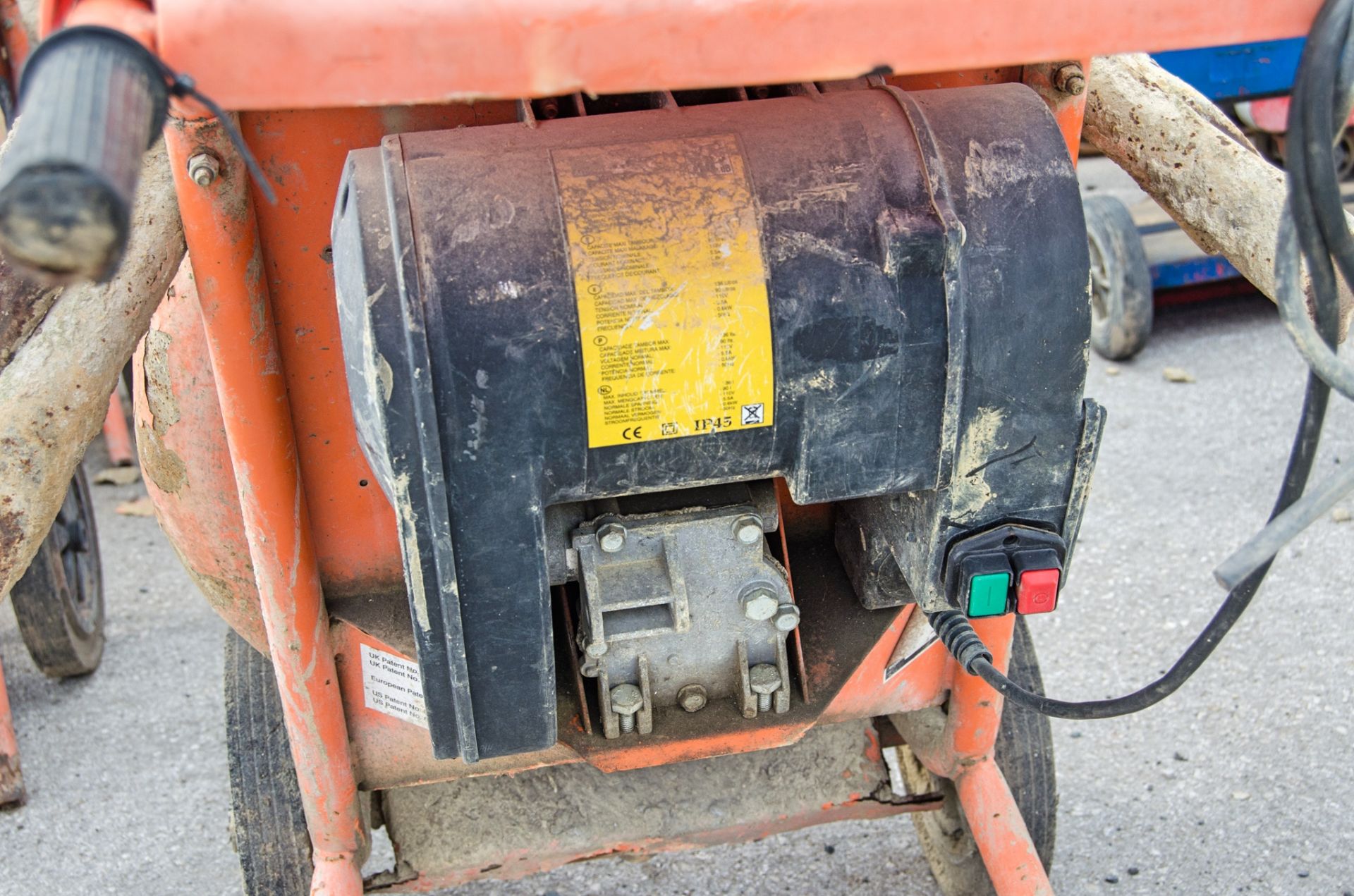 Belle Minimix 150 110v cement mixer ** Plug cut off ** 4758 - Image 3 of 3