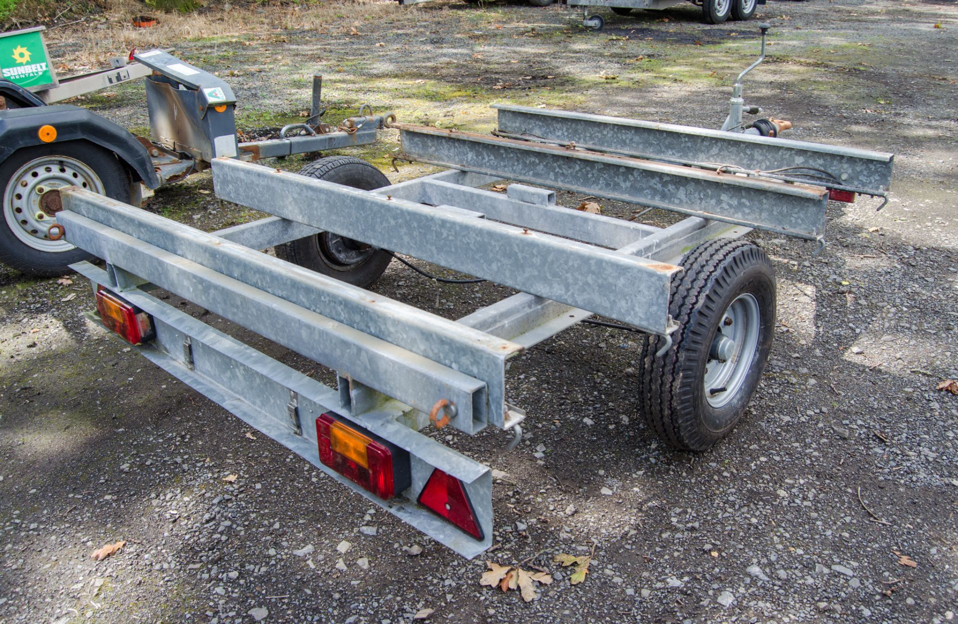 Indespension single axle generator trailer Year: 2011 S/N: P091 ** No VAT on hammer but VAT will - Image 2 of 4