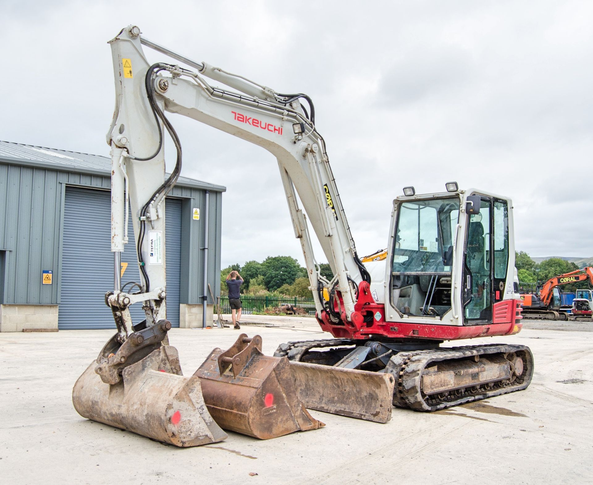 Takeuchi TB290 9 tonne rubber tracked excavator Year: 2017 S/N: 190200781 Recorded Hours: 4229