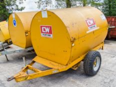 Trailer Engineering 2140 litre site tow bunded fuel bowser c/w manual pump, delivery hose & nozzle