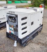 SDMO R22 22 kva diesel driven generator Recorded Hours: 14203 A676022 ** Control panel missing **