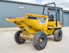 Thwaites 3 tonne swivel skip dumper fitted with Perkins 4 cylinder engine ** No VAT on hammer