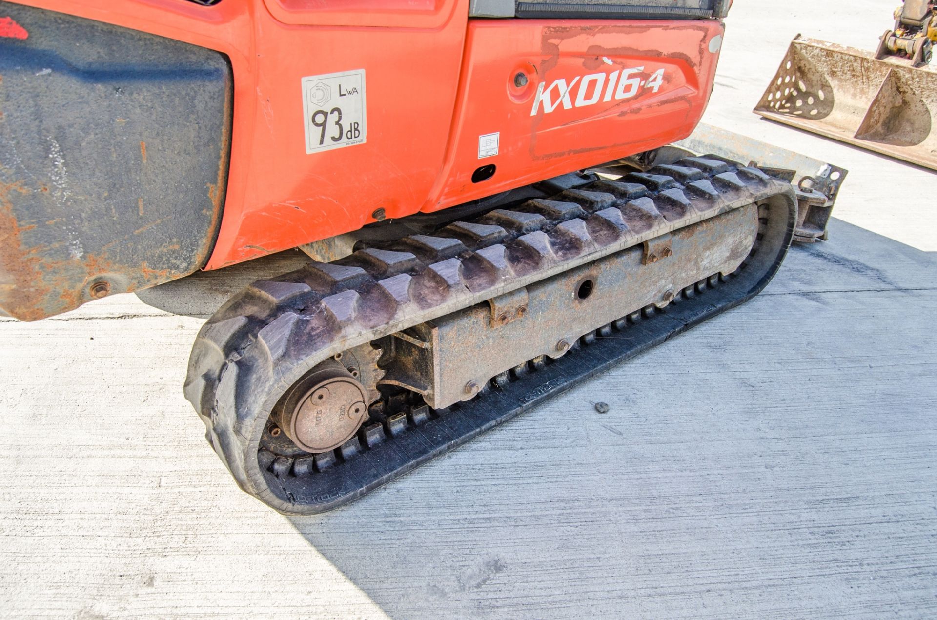 Kubota KX016-4 1.5 tonne rubber tracked mini excavator Year: 2017 S/N: 61511 Recorded Hours: 1808 - Image 11 of 27