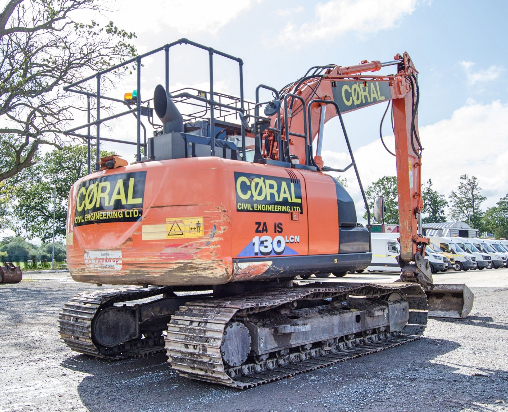 Hitachi Zaxis ZX130 LCN-6 13 tonne steel tracked excavator Year: 2017 S/N: E00100078 Recorded Hours: - Image 3 of 27