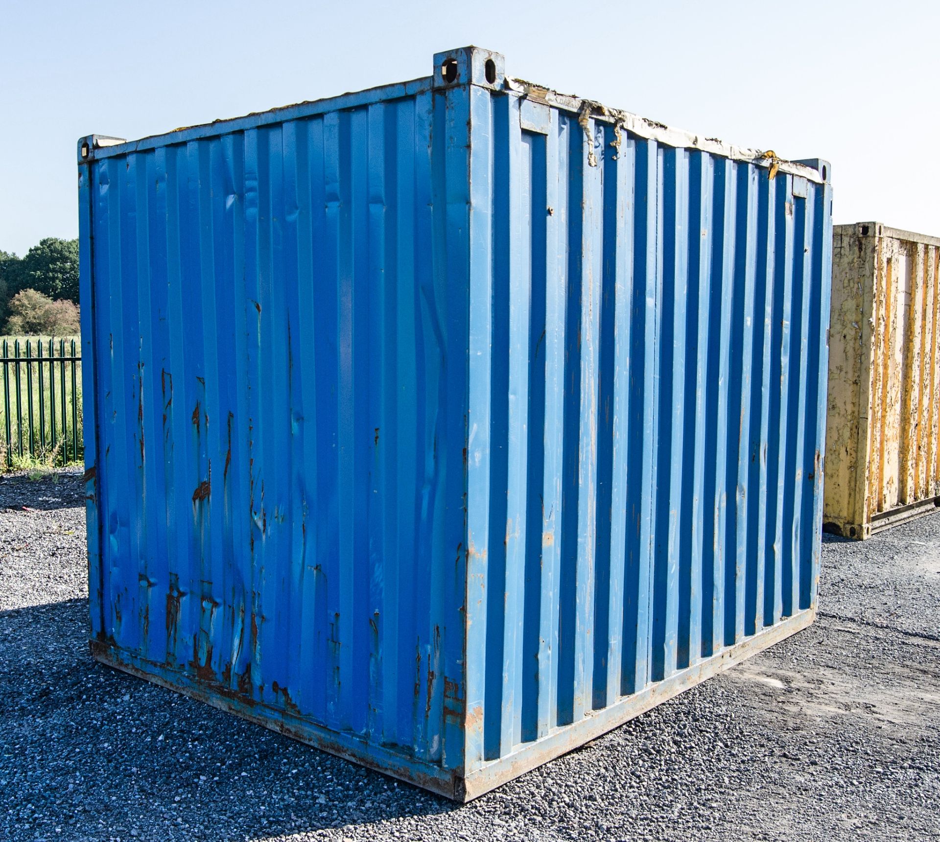 10ft x 8ft steel shipping container - Image 3 of 6