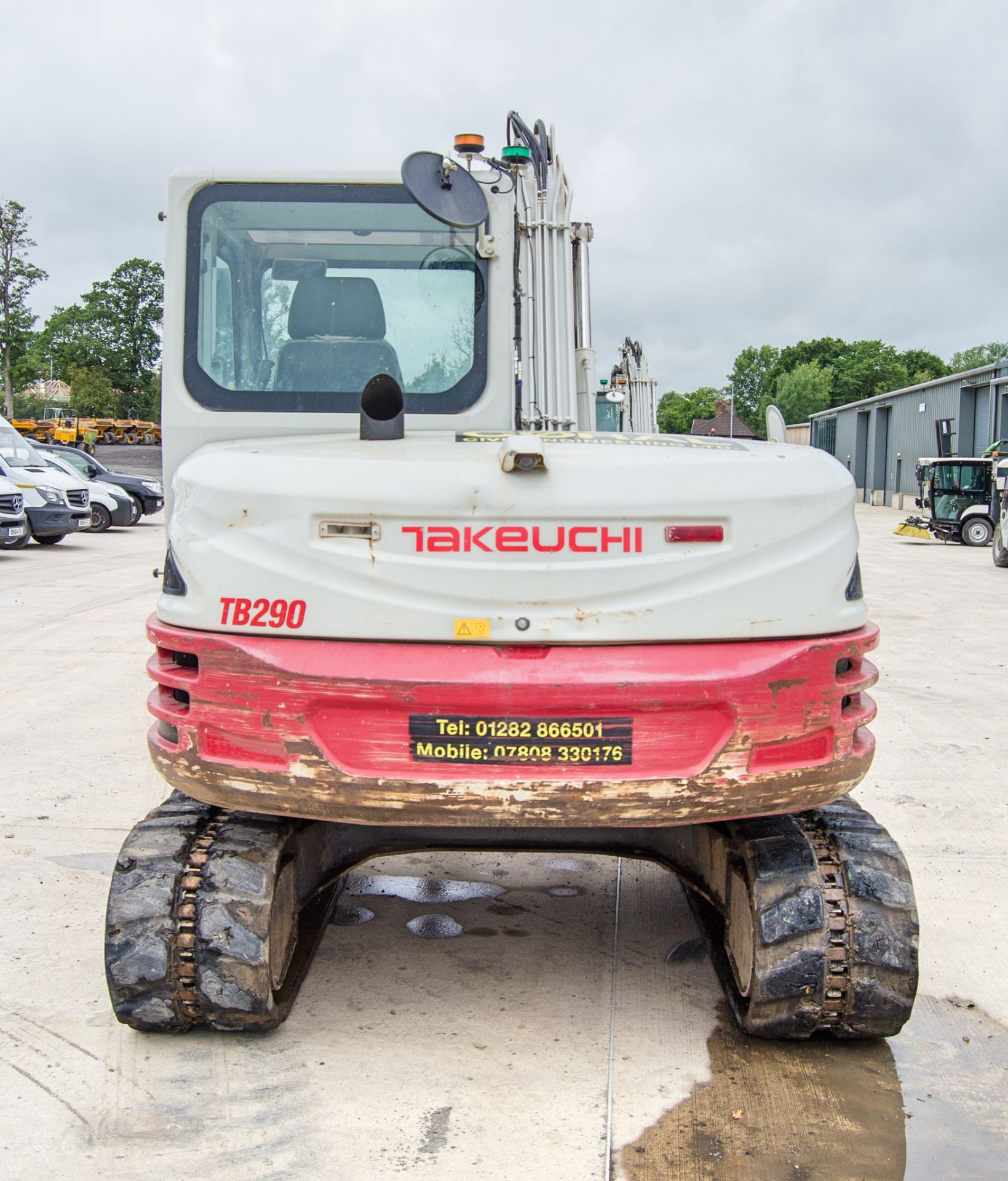 Takeuchi TB290 9 tonne rubber tracked excavator Year: 2017 S/N: 190200781 Recorded Hours: 4229 - Image 6 of 25