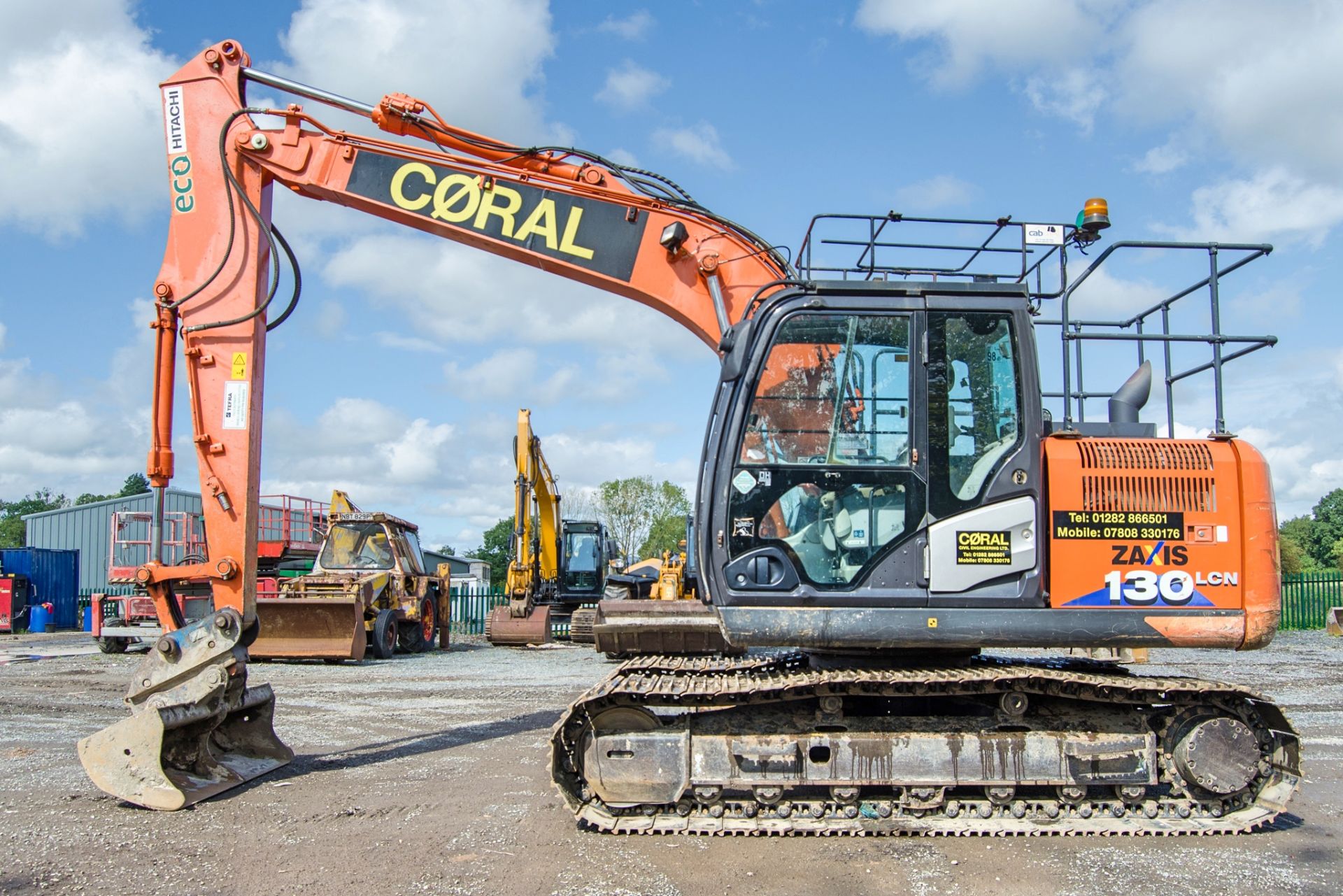 Hitachi Zaxis ZX130 LCN-6 13 tonne steel tracked excavator Year: 2017 S/N: E00100078 Recorded Hours: - Image 7 of 27
