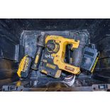 Dewalt DCH253 18v cordless SDS rotary hammer drill c/w 2 batteries, charger and carry case AS7029