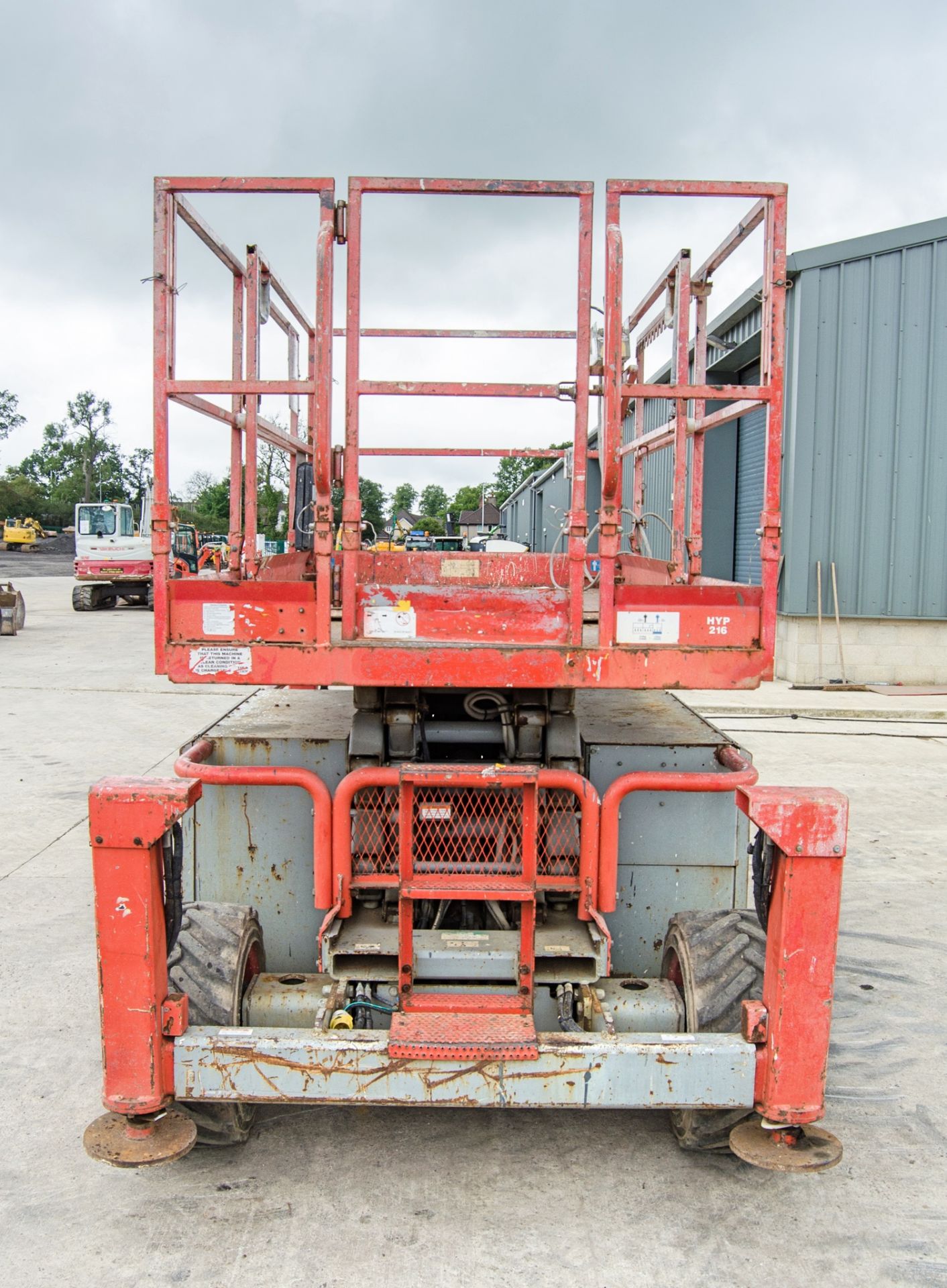 Skyjack SJ6832RT 4x4 diesel driven scissor lift access platform Year: 2011 S/N: 37002970 Recorded - Image 6 of 22