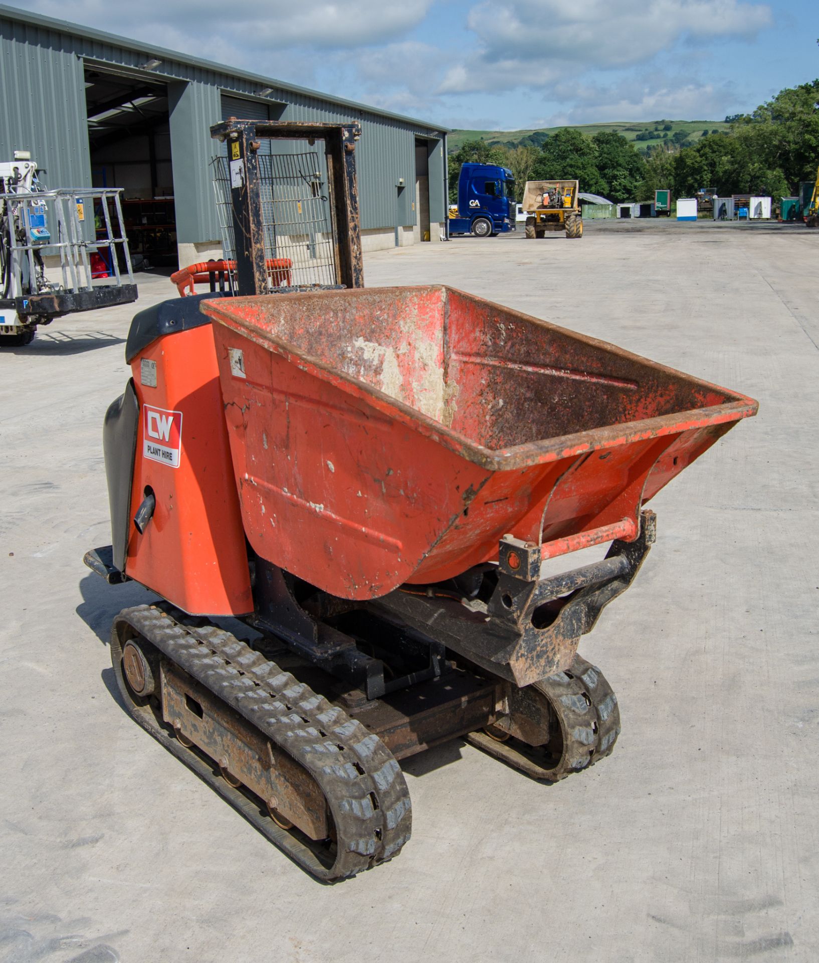 Kubota KC70 700kg diesel driven hi-tip tracked dumper Year: 2016 S/N: 1MNK1 Recorded Hours: Not - Image 2 of 21