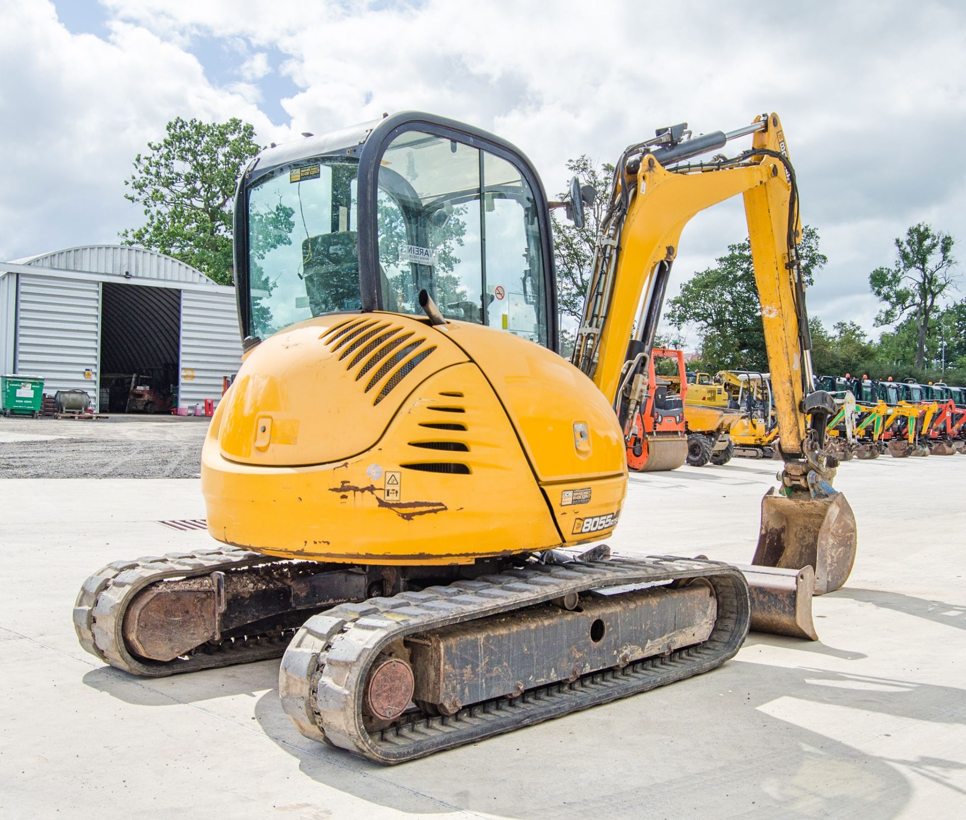 JCB 8055 RTS 5.5 tonne rubber tracked excavator Year: 2014 S/N: 2268713 Recorded Hours: 2989 - Image 3 of 25