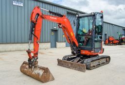 Kubota U27-4 2.7 tonne rubber tracked mini excavator Year: 2016 S/N: 58754 Recorded Hours: 2644