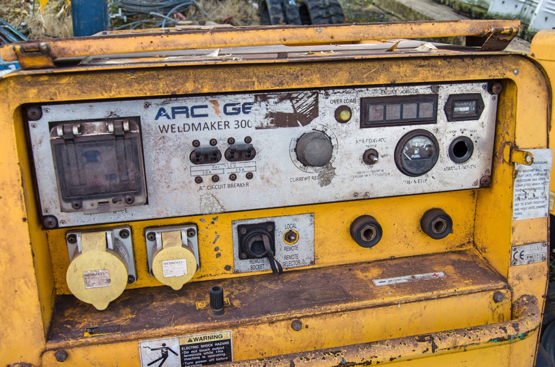 Arc Gen Weldmaker 300 AVC diesel driven mobile welder/generator Year: 2015 S/N: 1302731 Recorded - Image 5 of 7