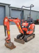 Kubota K008-3 0.8 tonne rubber tracked mini excavator Year: 2018 S/N: 31461 Recorded Hours: 1204