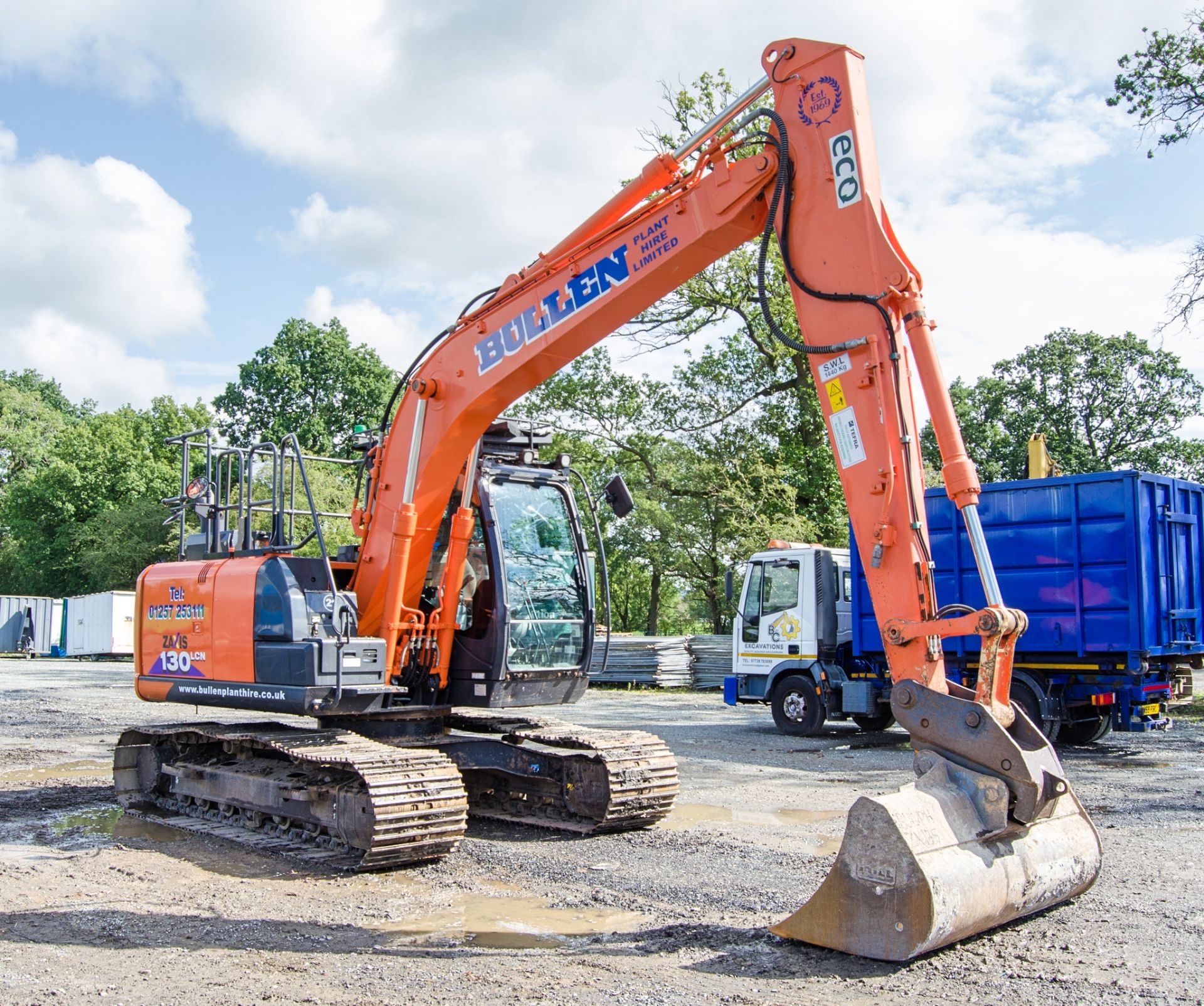 Hitachi Zaxis ZX130 LCN-6 13 tonne steel tracked excavator Year: 2018 S/N: C00101773 Recorded Hours: - Image 2 of 26