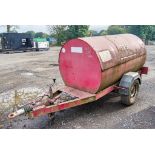 Trailer Engineering 950 litre fast tow bunded fuel bowser c/w manual pump, delivery hose & nozzle