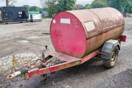 Trailer Engineering 950 litre fast tow bunded fuel bowser c/w manual pump, delivery hose & nozzle