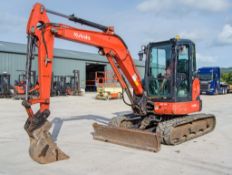 Kubota U48-4 5 tonne rubber tracked excavator Year: 2014 S/N: 051893 Recorded Hours: 3940 blade,