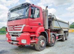 Mercedes Benz Axor 3240K 8x4 32 tonne grab tipper lorry Registration Number: GK58 ZYF Date of