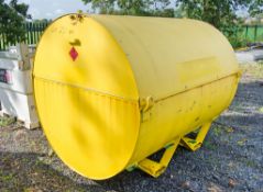 Trailer Engineering 2000 litre bunded fuel bowser c/w manual pump, delivery hose and nozzle