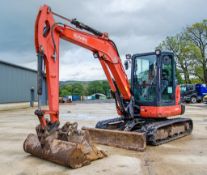 Kubota KX057-4 5.5 tonne rubber tracked excavator Year: 2013 S/N: 52360 Recorded Hours: 4660