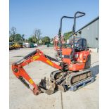 Kubota KX008-3 0.8 tonne rubber tracked micro excavator Year: 2019 S/N: 31814 Recorded Hours: 1318