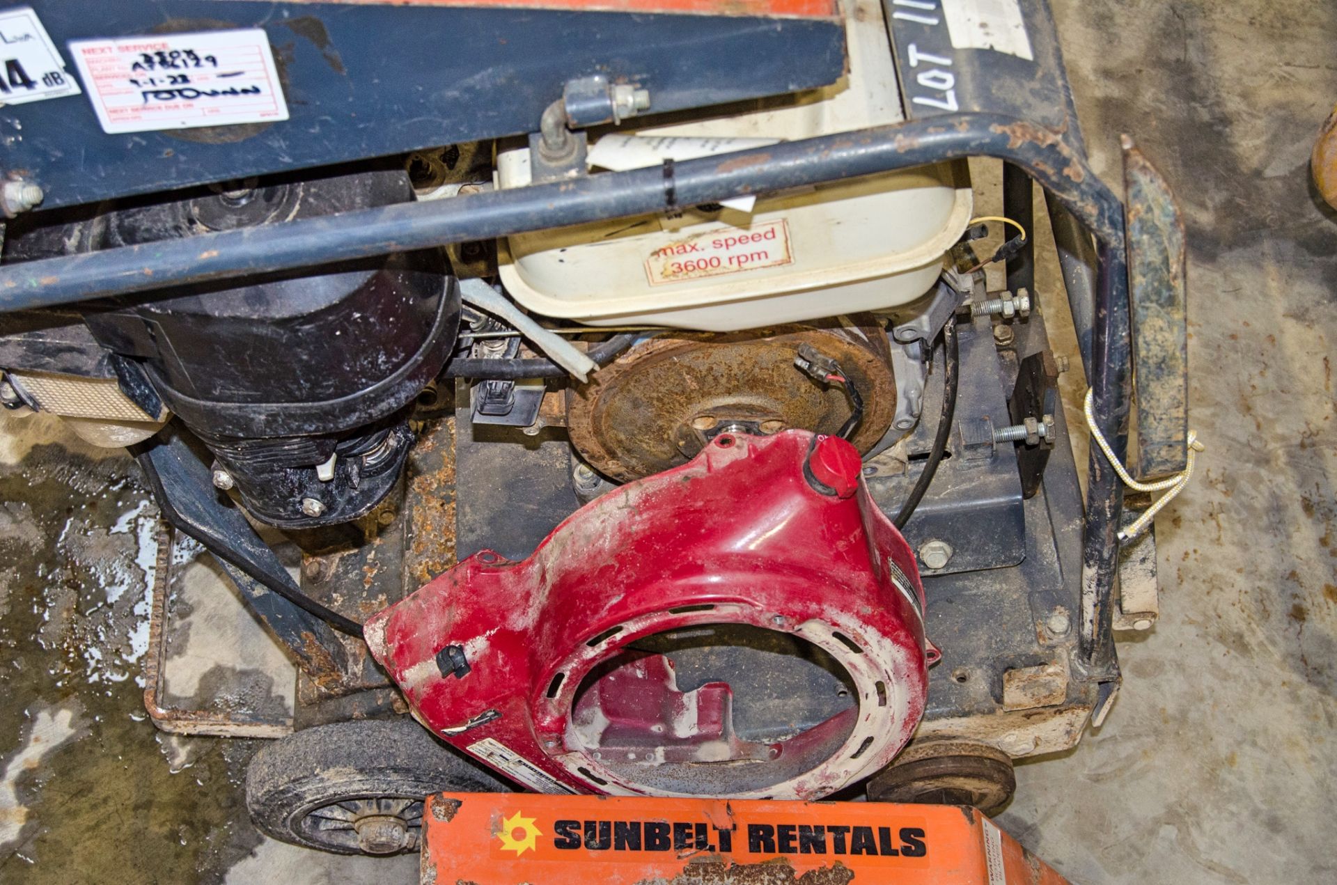 Altrad Belle petrol driven road saw ** Parts missing and dismantled ** A786129 - Image 3 of 4