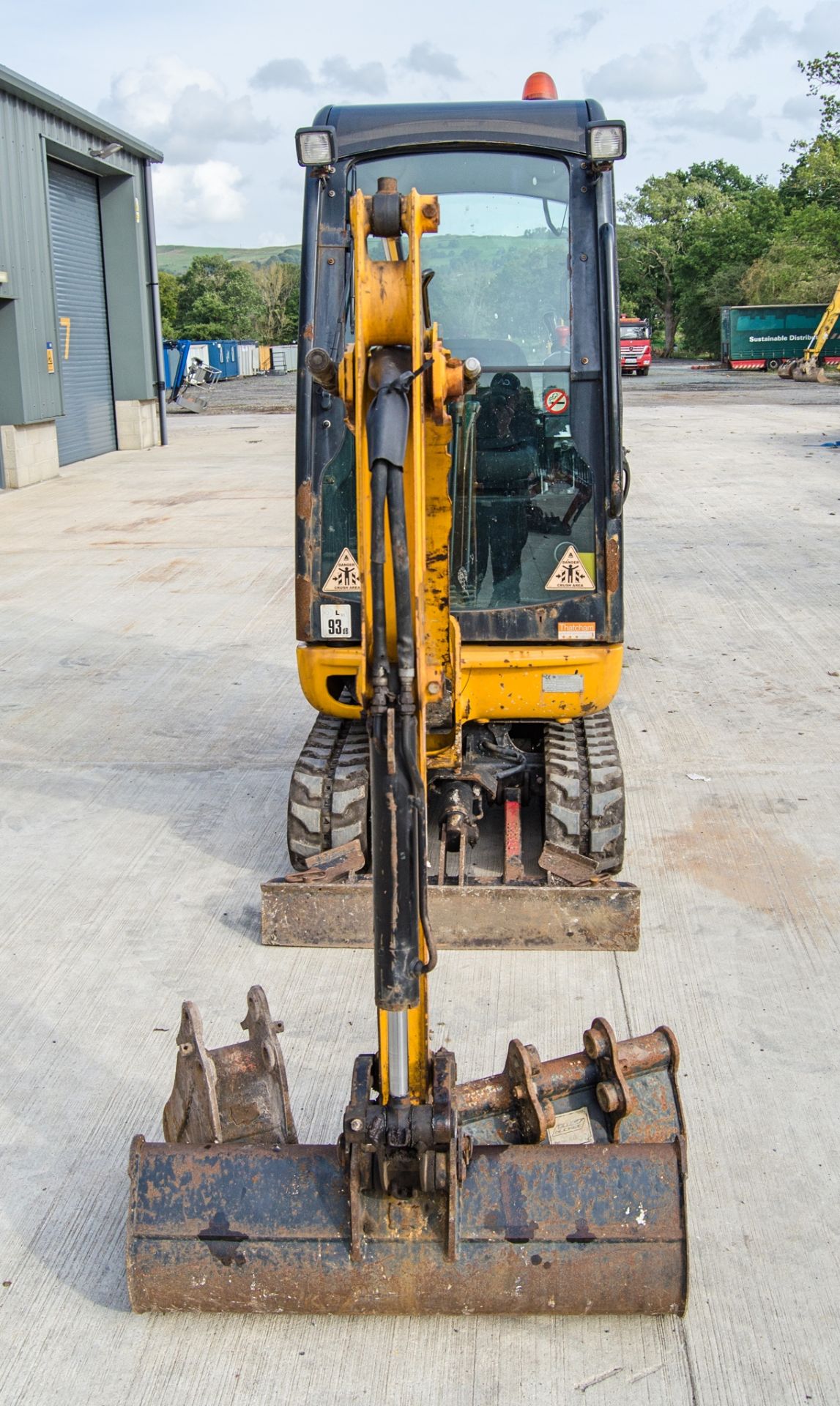 JCB 8018 CTS 1.5 tonne rubber tracked mini excavator Year: 2017 S/N: 2545488 Recorded Hours: 1284 - Image 5 of 26