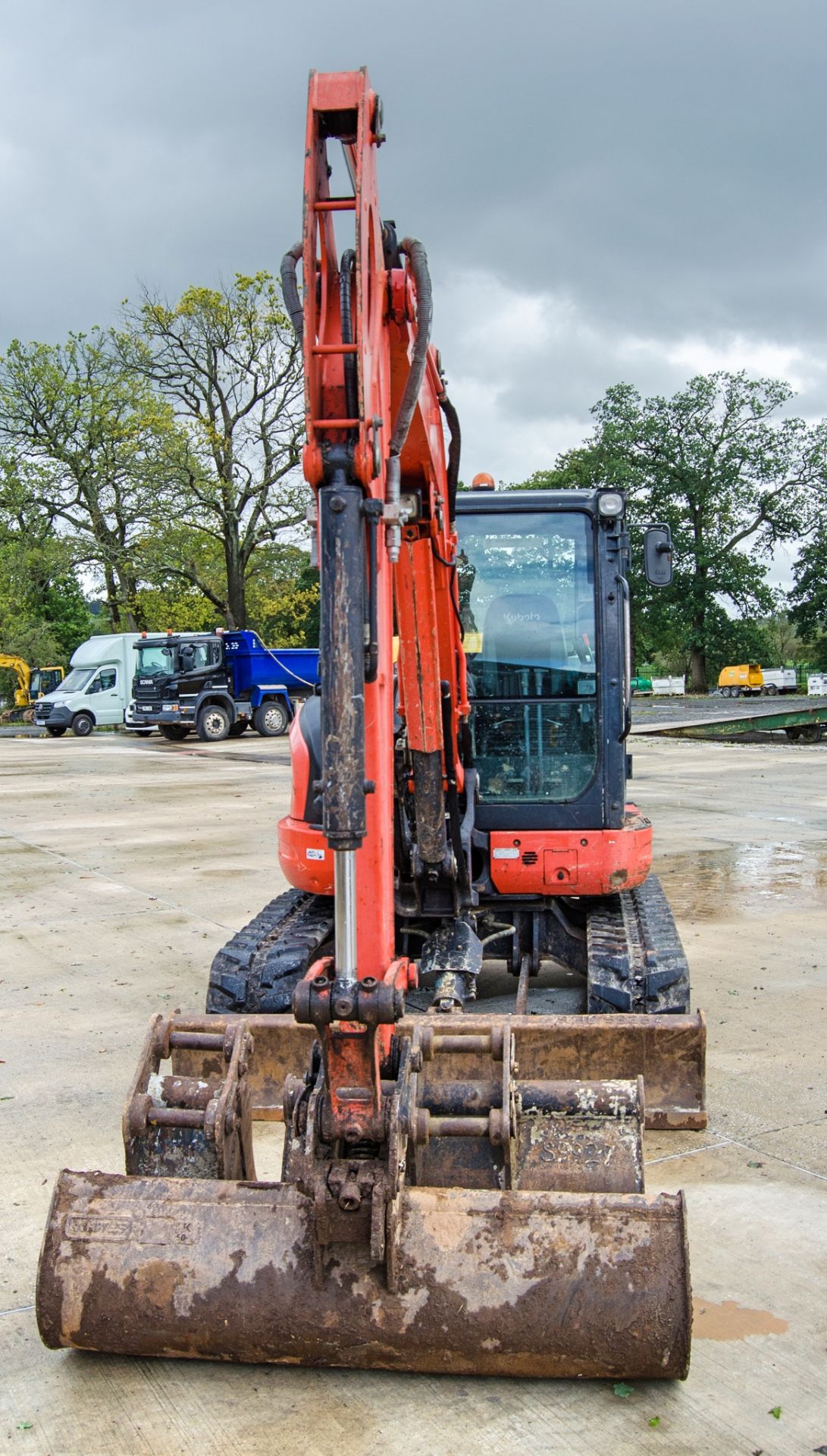 Kubota KX057-4 5.5 tonne rubber tracked excavator Year: 2013 S/N: 52360 Recorded Hours: 4660 - Image 5 of 24