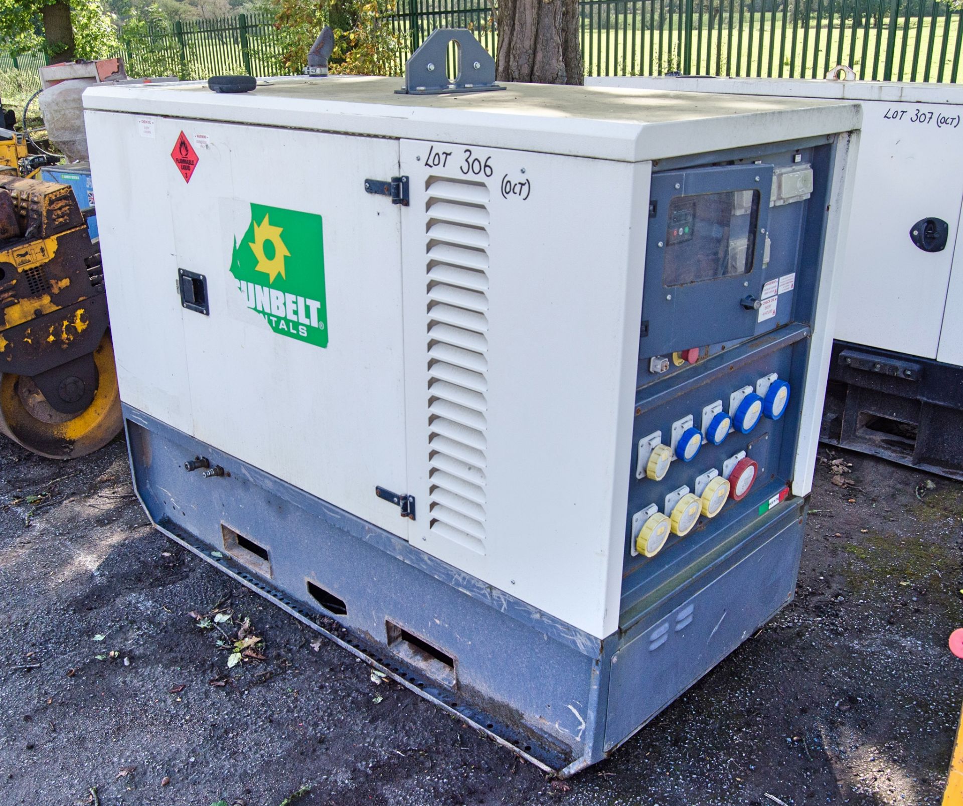MHM 20 kva diesel driven generator S/N: 30934 A808475