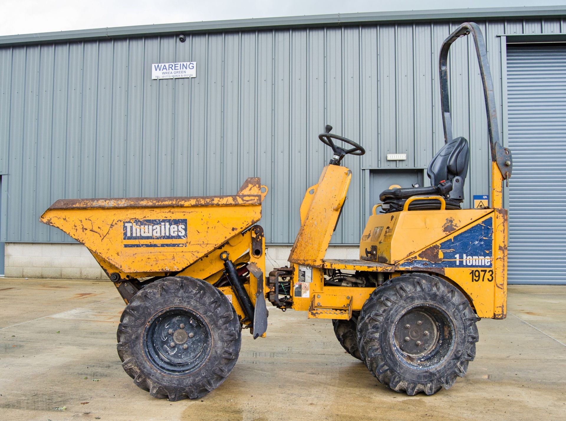 Thwaites 1 tonne hi-tip dumper Year: 2011 S/N: 389525 Recorded Hours: 2692 1973 - Image 7 of 22