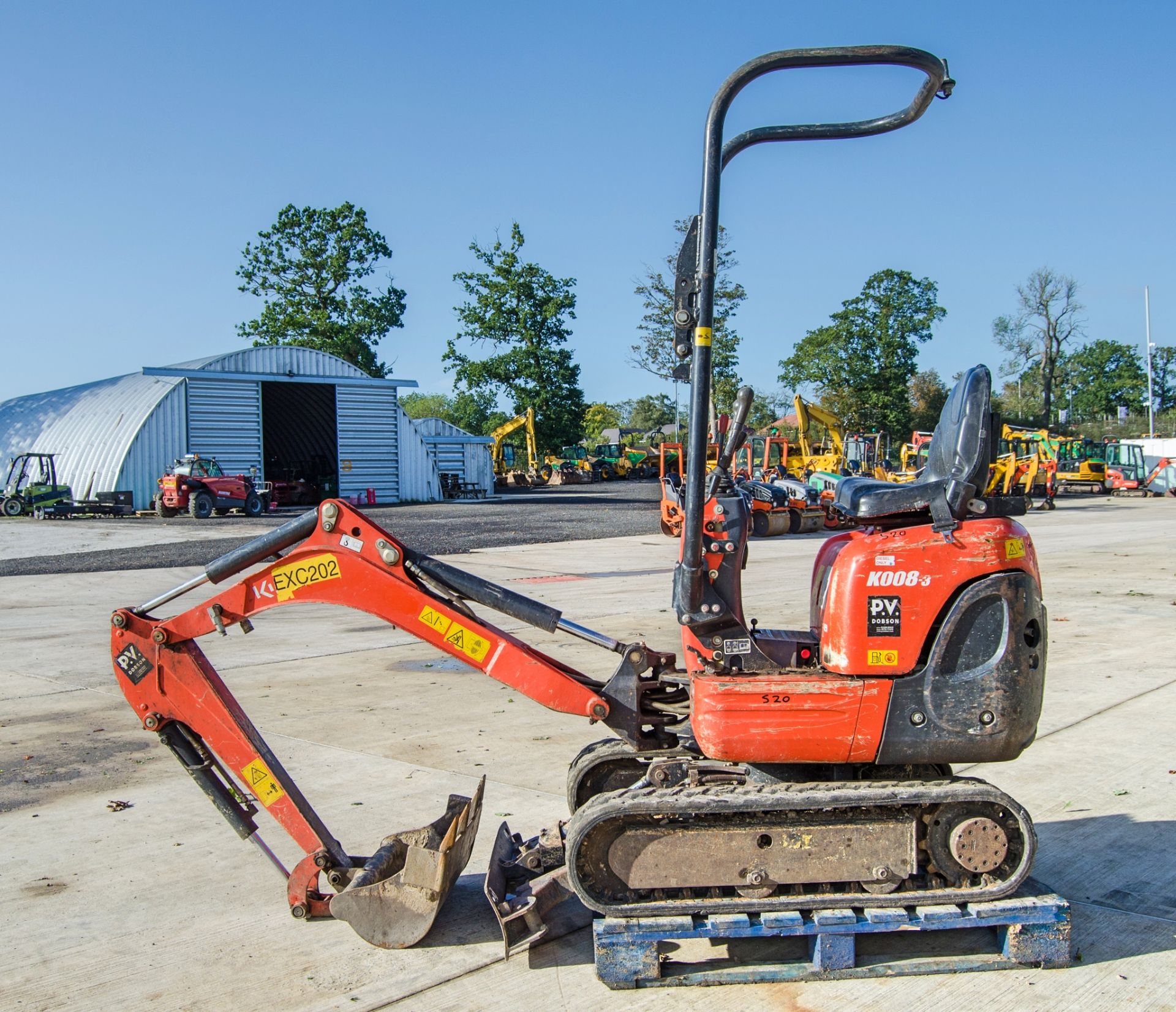 Kubota KX008-3 0.8 tonne rubber tracked micro excavator Year: 2019 S/N: 31814 Recorded Hours: 1318 - Image 8 of 25