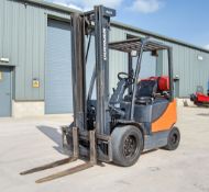 Doosan G20E-5 2 tonne gas powered fork lift truck Year: 2008 S/N: MF00471 Recorded Hours: 8276