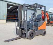 Doosan G18S-5 1750kg gas powered fork lift truck Year: 2007 S/N: NF00225 Recorded Hours: 8930 R1173