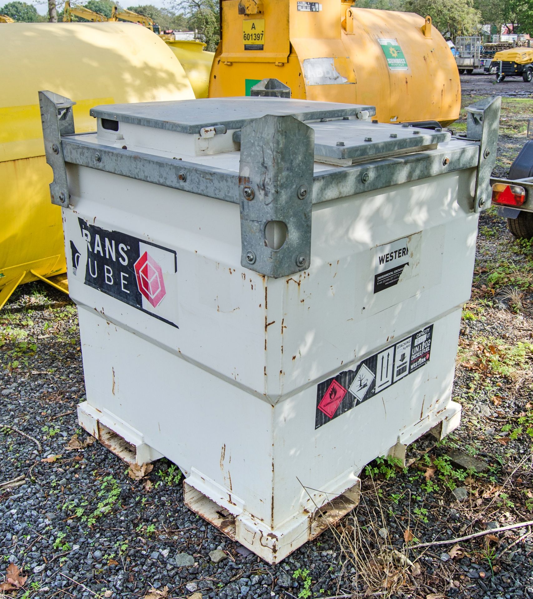 Western Trans Cube 910 litre bunded fuel bowser PF1767 - Image 2 of 3