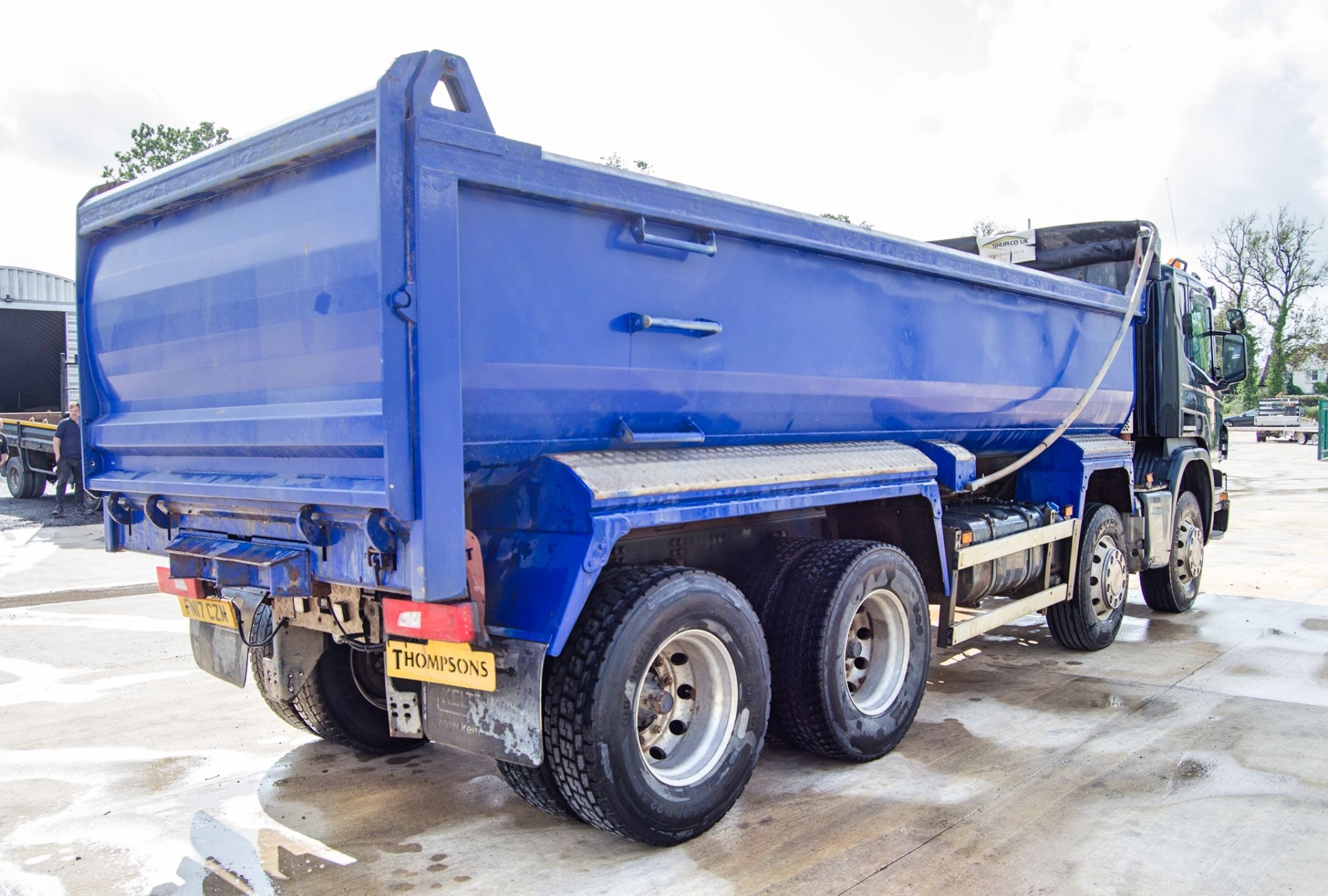 Scania P410 C-Class 8x4 32 tonne tipper lorry Registration Number: FN17 CZM Date of Registration: - Image 3 of 31