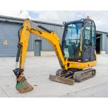 JCB 8018 CTS 1.5 tonne rubber tracked mini excavator Year: 2017 S/N: 2545239 Recorded Hours: 1678