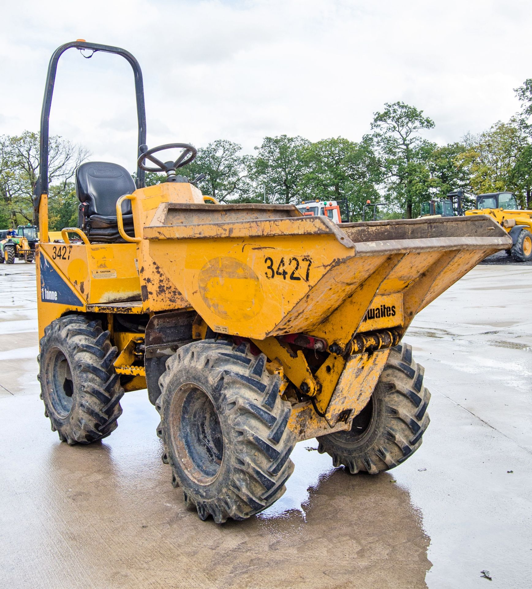 Thwaites 1 tonne hi-tip dumper Year: 2015 S/N: 7D0767 Recorded Hours: 2218 3427 - Image 2 of 22