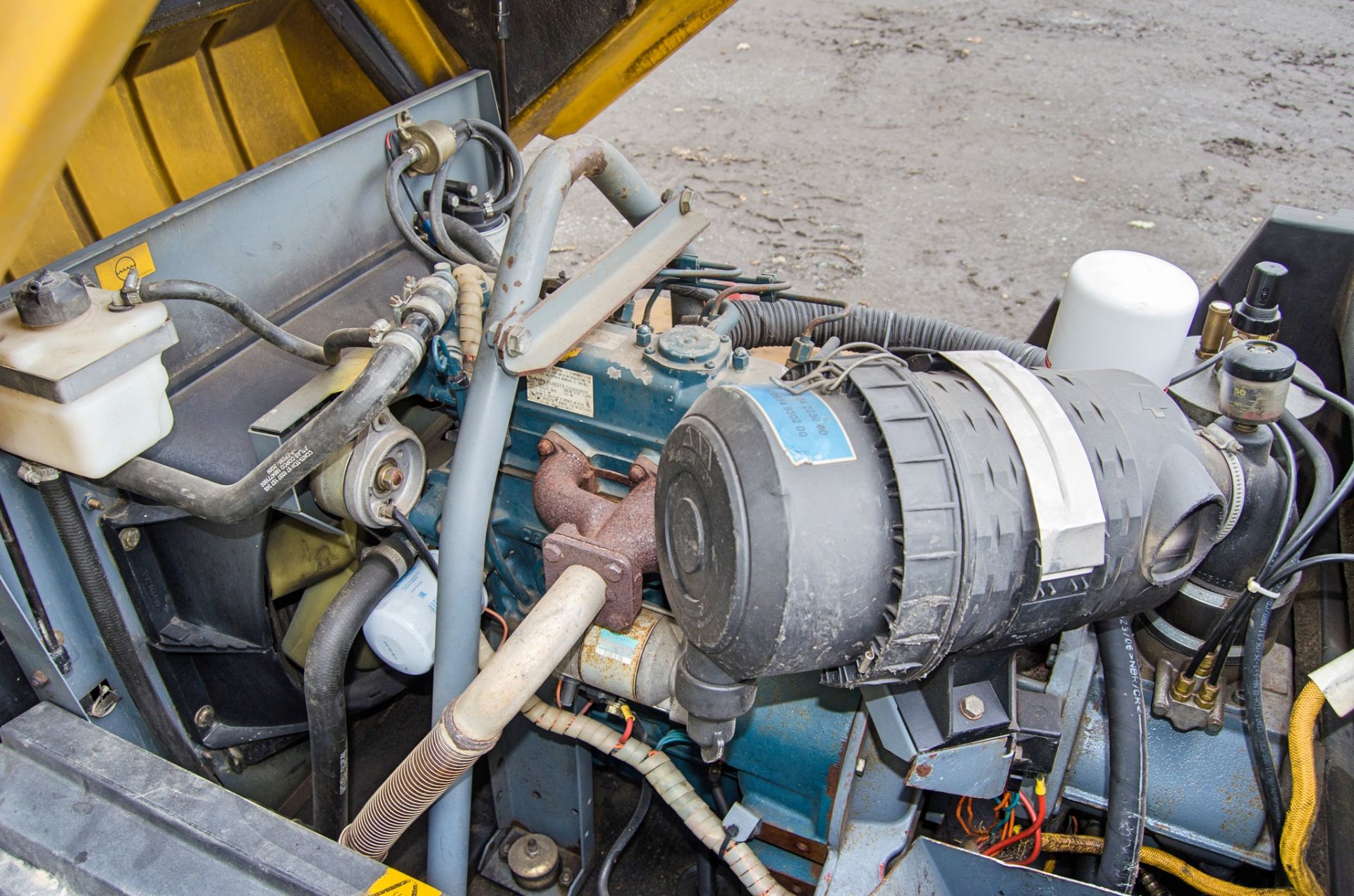Atlas Copco XAS37 diesel driven fast tow mobile air compressor Year: 2006 S/N: 7342 Recorded - Image 7 of 7